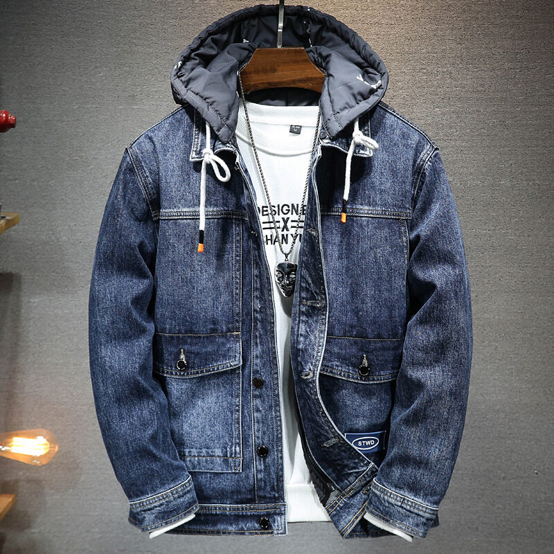Men's Loose Hooded Autumn And Winter Thickened Fleece