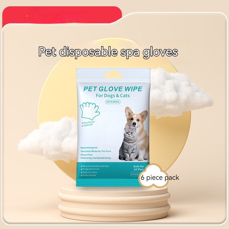 Pet Disposable Gloves Cat Dog Cleaning Dry Products