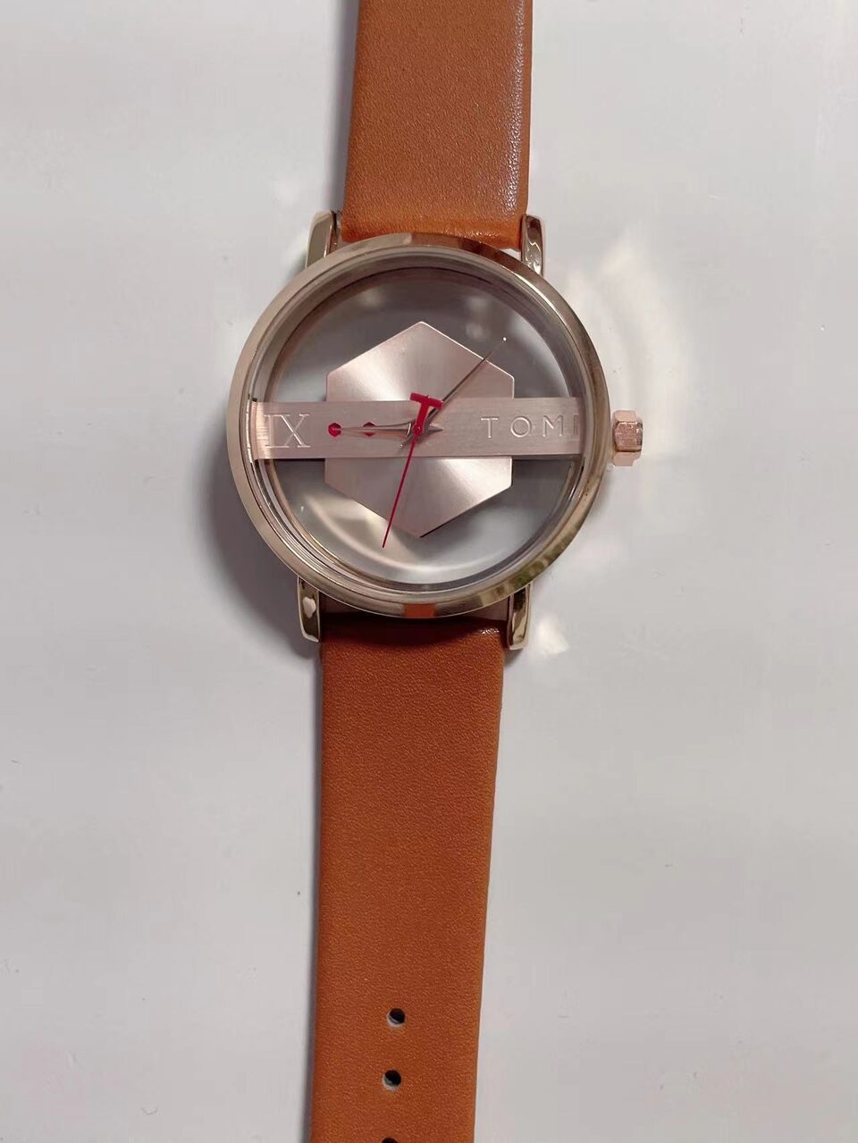 Hollow Out See-through Unisex Leather Casual Fashion Quartz