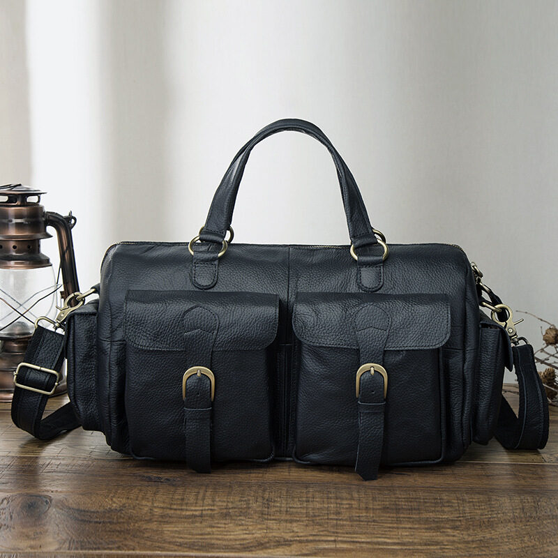 Top Layer Oil Wax Skin Cowhide Leather Retro