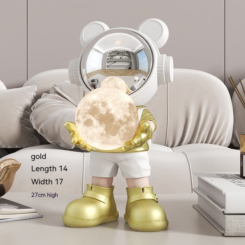 Desktop Space Bear Decoration Moon Night Light Home