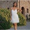Sexy Tassel Sequins Feather Summer Mini Dress Women