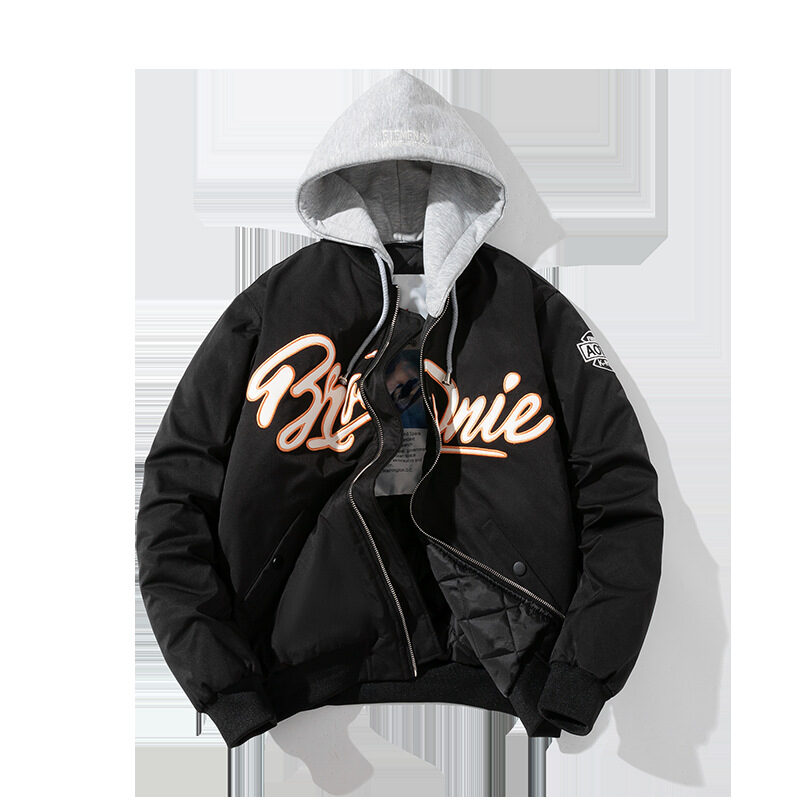 Pilot Cotton-padded Coat Men Thick Loose Plus Size