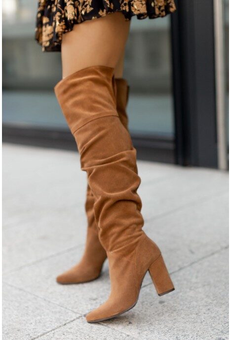 Fall Winter Fashion High Heel Pointed Toe Suede