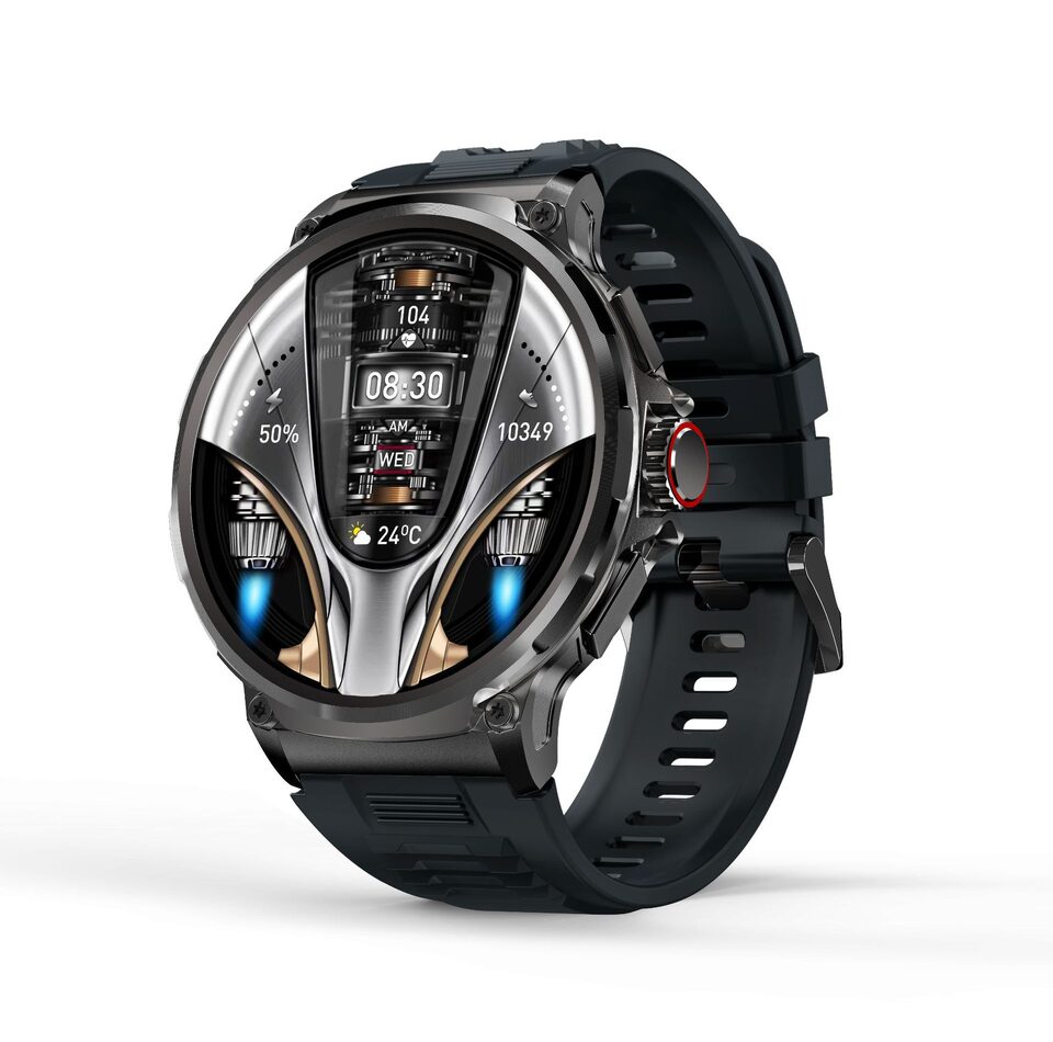 HD Large Screen Smart Watch Bluetooth Calling Heart