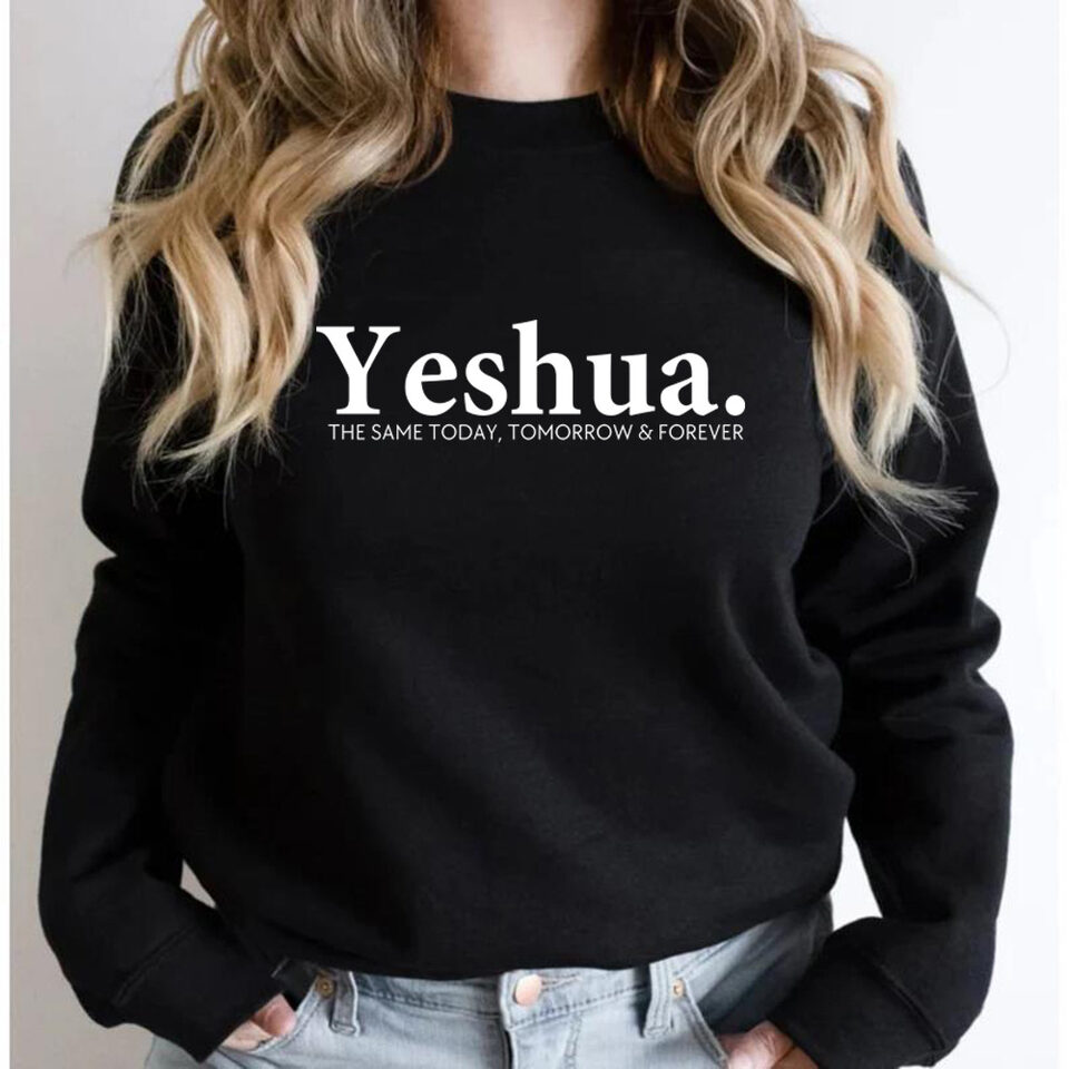 Vintage Yeshua Christian Sweatshirt Apparel Faith