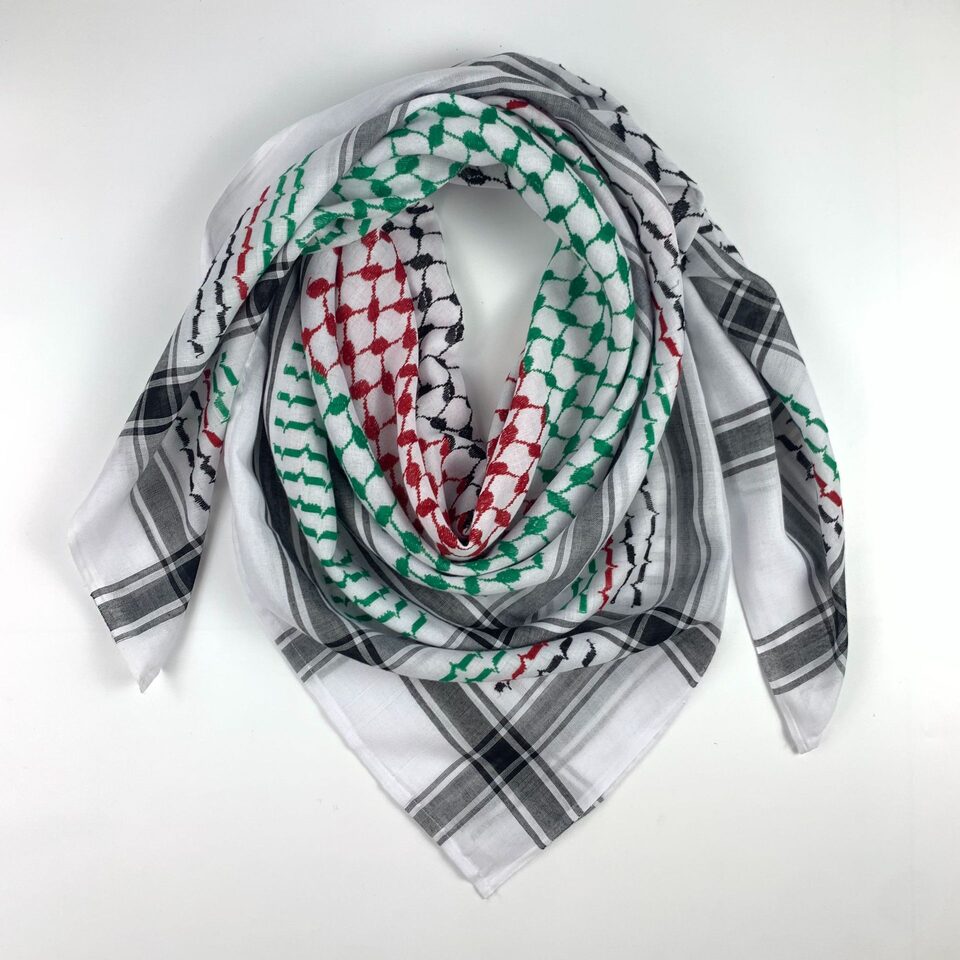 Keffiyeh Jacquard Square Scarf Men Dubai Middle East