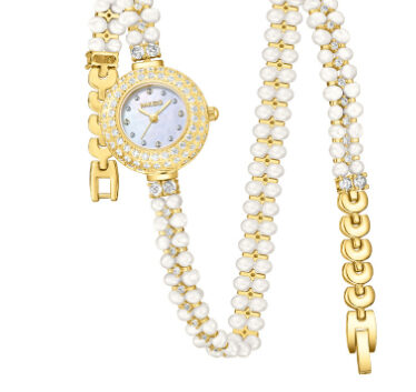 Freshwater Pearl Watch Affordable Luxury Fashion Jewelry Full