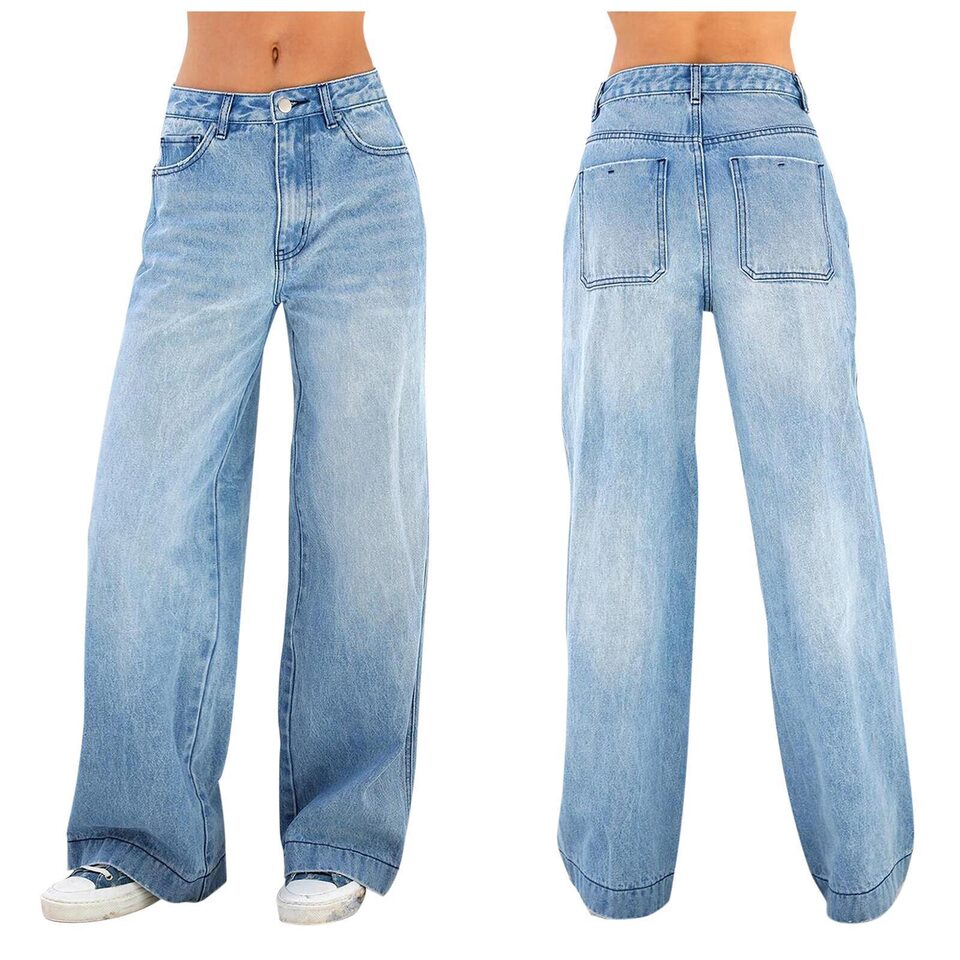 European And American Style Jeans High Waist Loose