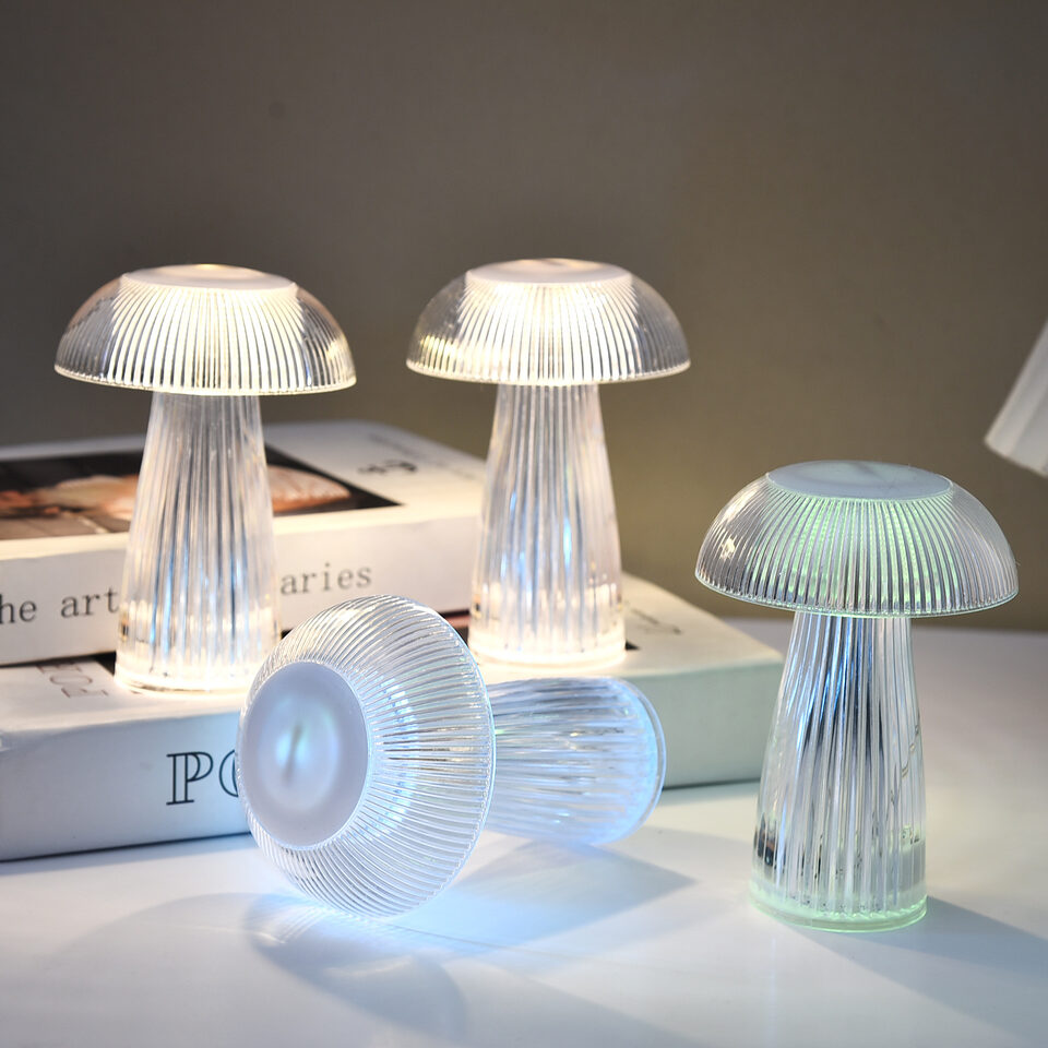 Creative Mushroom Atmosphere Electronic Jellyfish Table Lamp Home