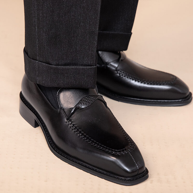 Spring And Autumn Leisure Versatile Leather Shoes