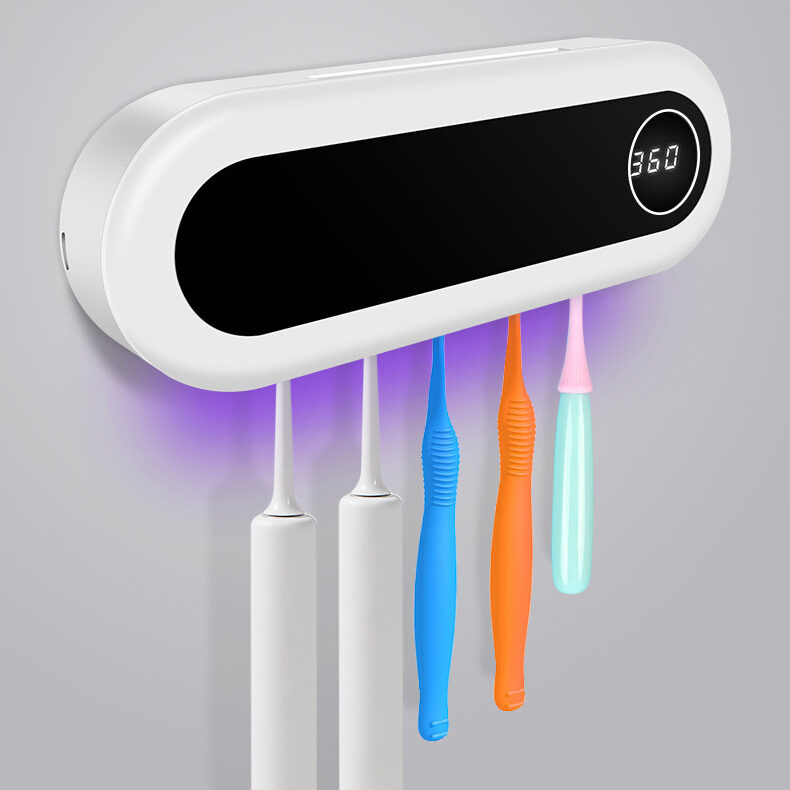 Wall Mounted Toothbrush Holder Smart UV Sterilizer Toothpaste
