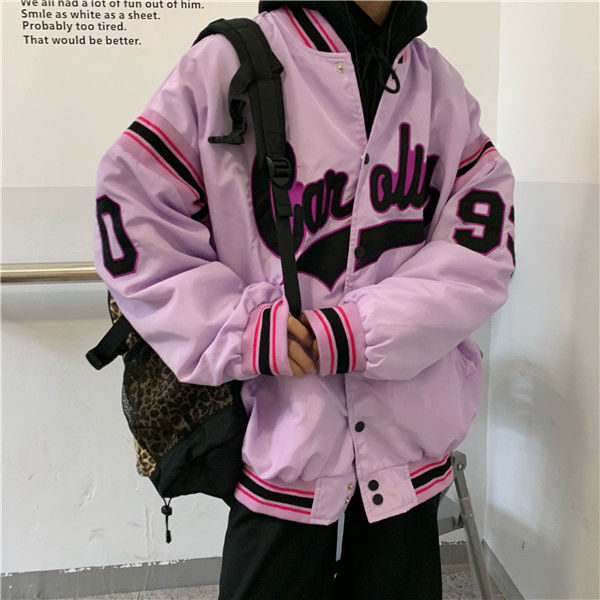 Vintage Harajuku Jacket Hip Hop Loose Women