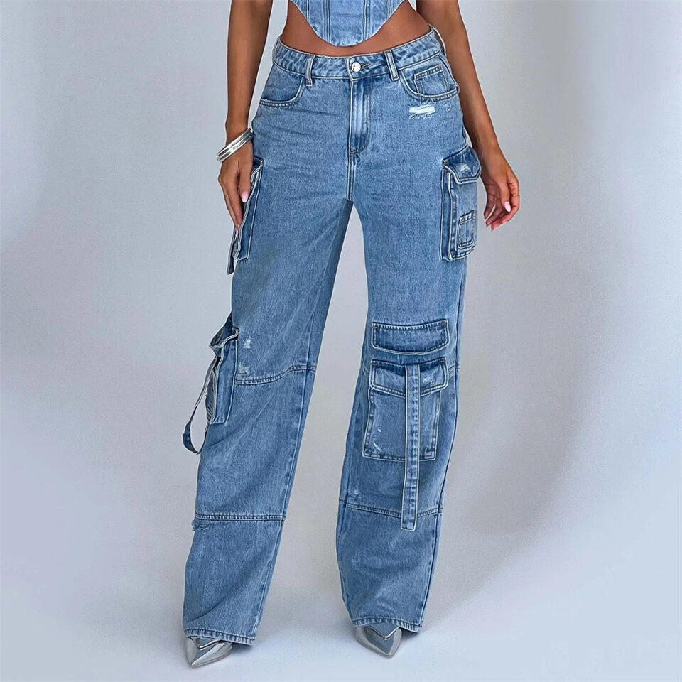 Women's Suit Low Waist Three-dimensional Tube Top