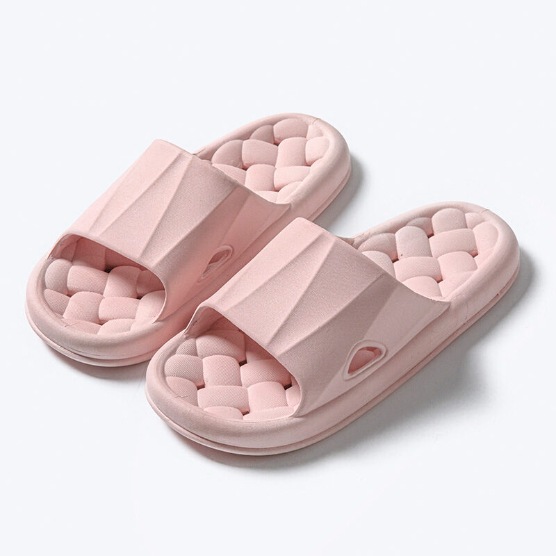 New Woven Texture Non-slip Slippers For Women Summer