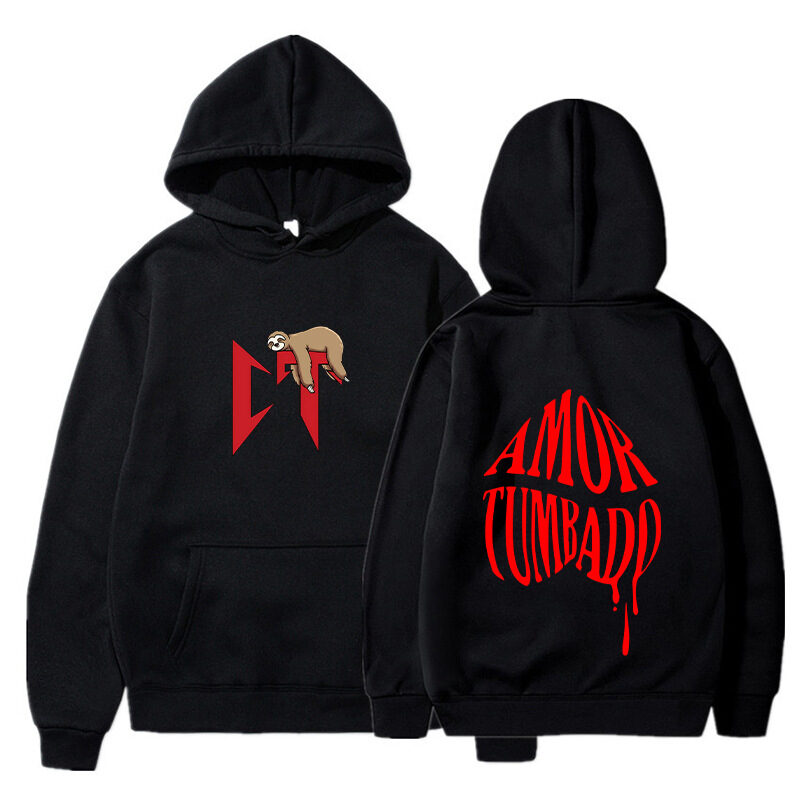 Runs Tumbados Hoodies Men Fashion Nathanael Cano Long