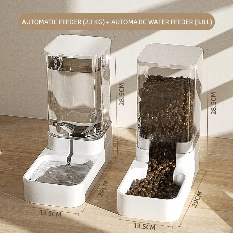 Cat And Dog Water Dispenser Food Automatic Feeder
