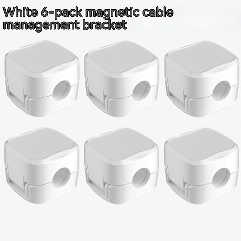 Magnetic Cable Clip Under Desk Management Adjustable Cord
