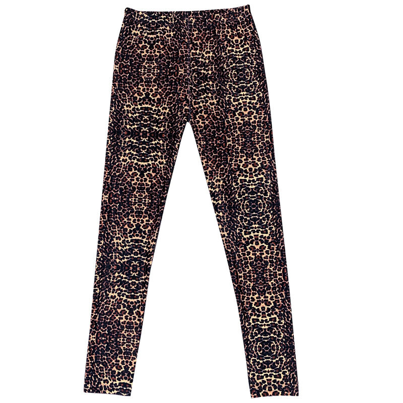 Spring And Summer Milk Silk Printed Leggings