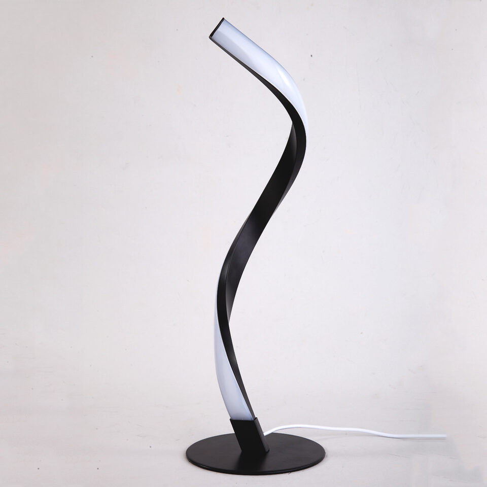 Snake Lamp Spiral Table Bedroom Bedside Small Night