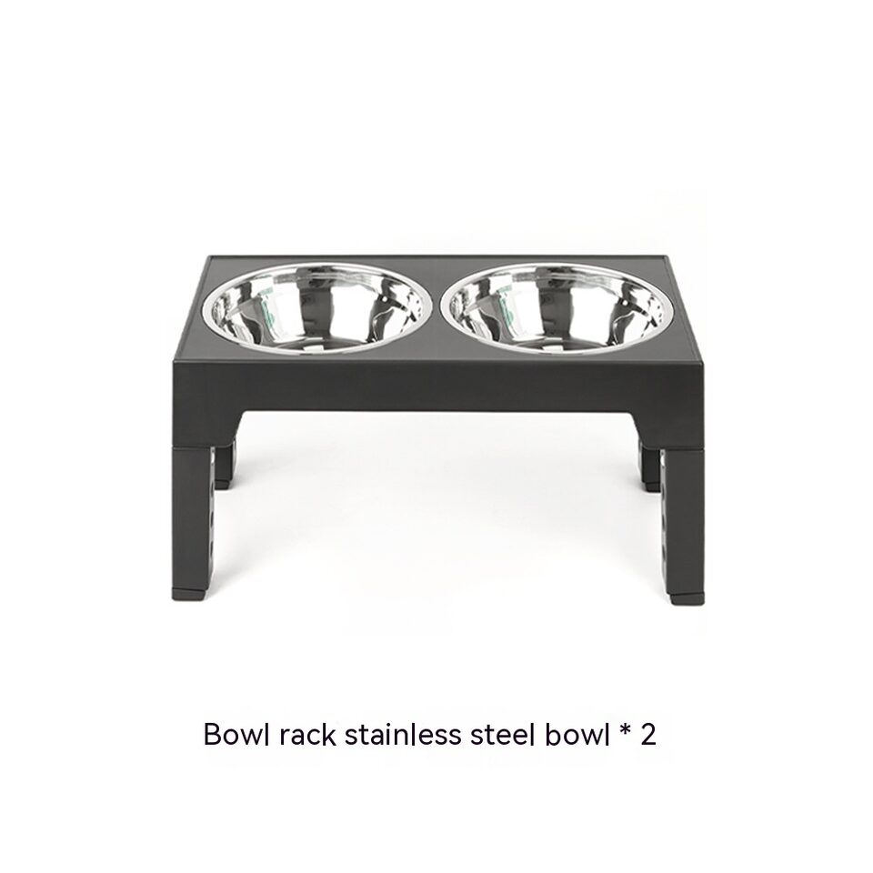 Pet Feeder Slow Feeding Bowl Lifting Dog Rack