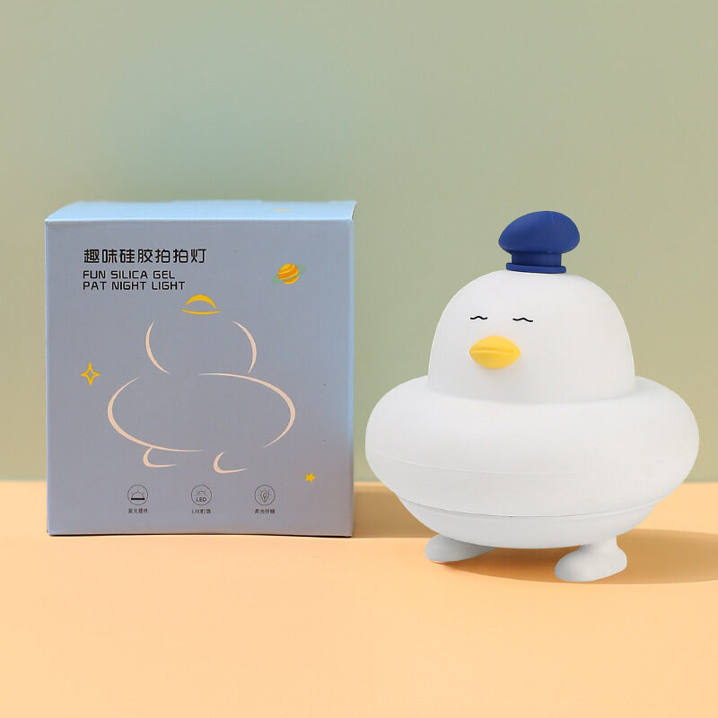 Led Small Night Lamp Silicone Charging Light Home