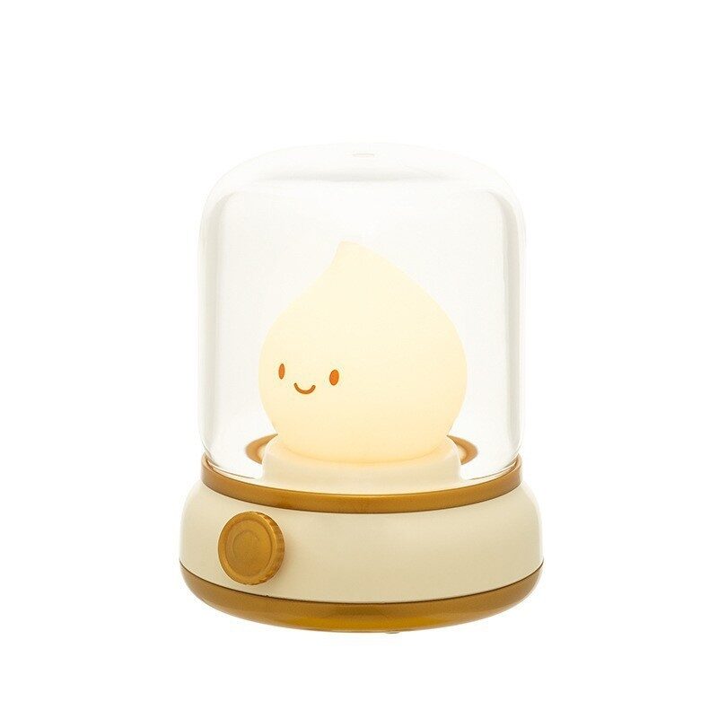 Retro Small Night Lamp Bedroom Mini Desktop LED