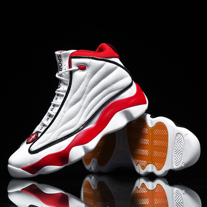 Fashion Thick Bottom Wear-resistant High-top Trendy Running Basketball