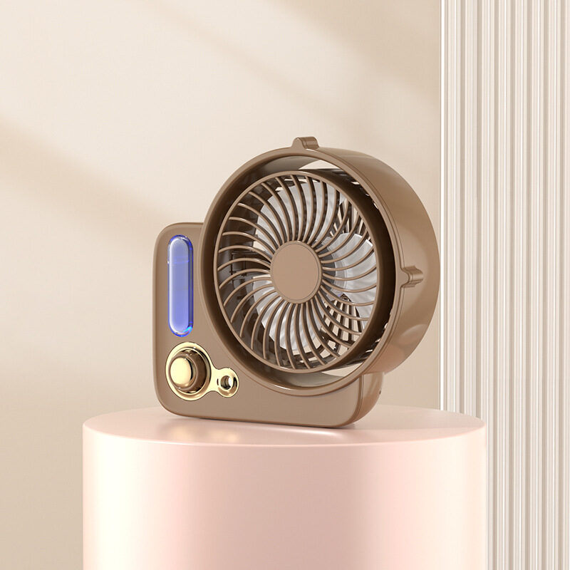 Desktop Spray Humidifier Mini Fan Household Portable