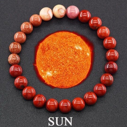 Fashion Jewelry Couples Bracelets Matte 10 Mm Stone