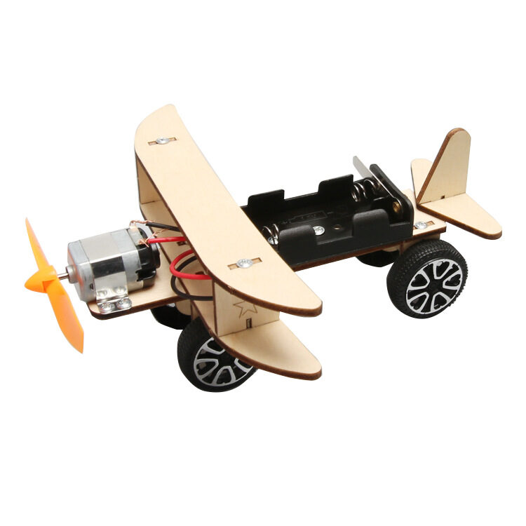 Wooden DIY Airplane Kids Puzzles Helicopter School Projects