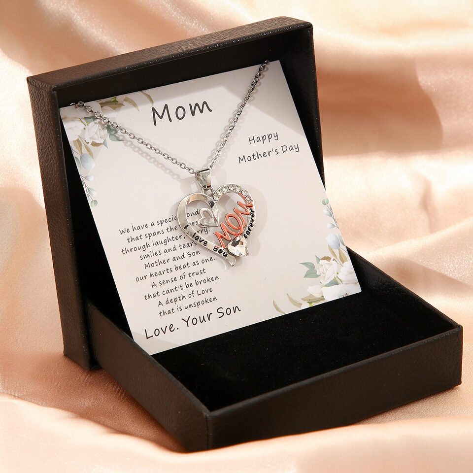 Mother's Day Necklace Gift Box Love For Women