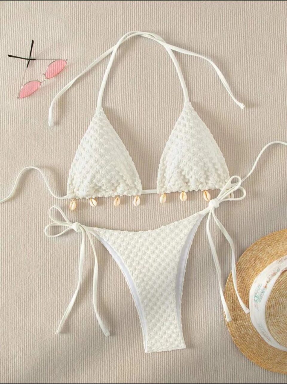 Special Fabric Split Swimsuit Swimwear Women's Outer Single