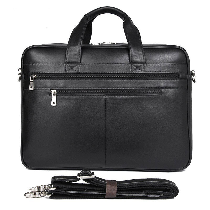 Leather Handbag Briefcase Napa Comfortable Texture Men's Real-leather