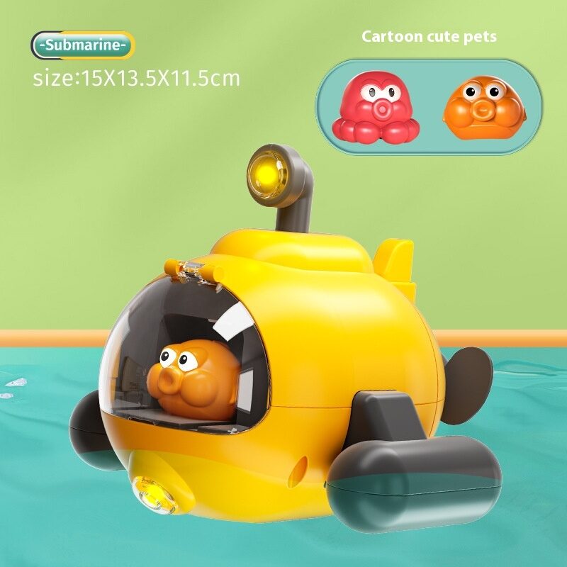 Water Toys Luminous Catapult Submarine Bath