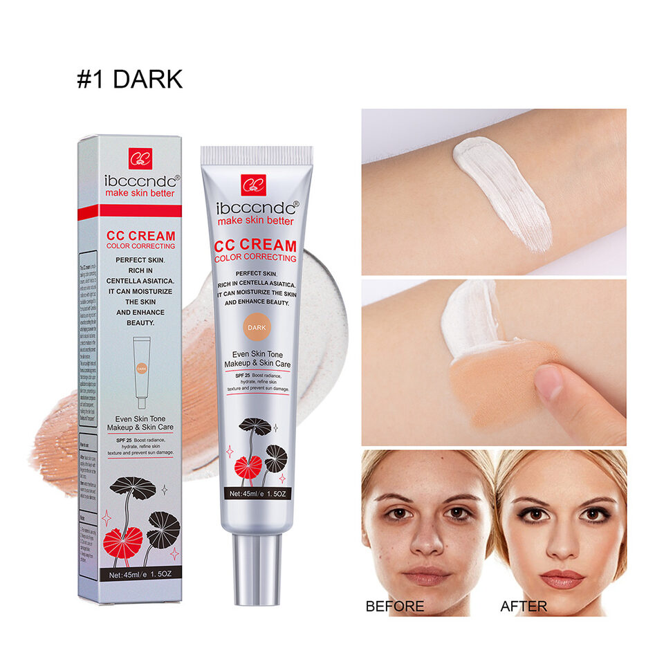 Moisturizing Correcting CC Cream Waterproof Anti-sweat Makeup Before