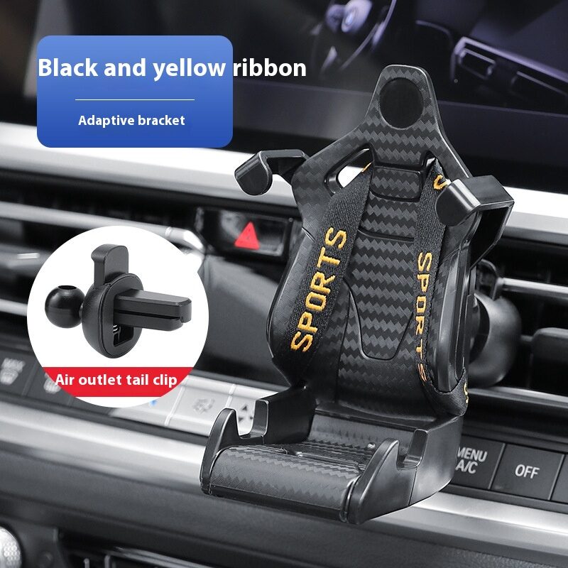 Racing Seat Shape Car Phone Holder Auto Air