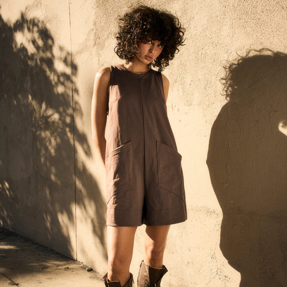 Solid Color Loose Jumpsuit With Pockets Fashion Summer