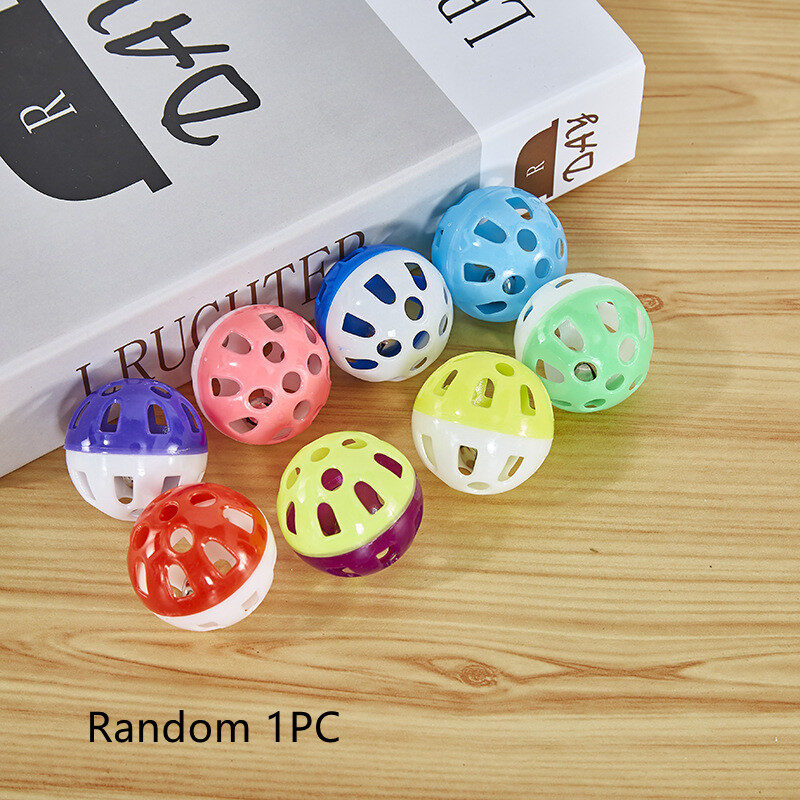 Pet Cat Toy Hollow Out Plastic Bell Interactive