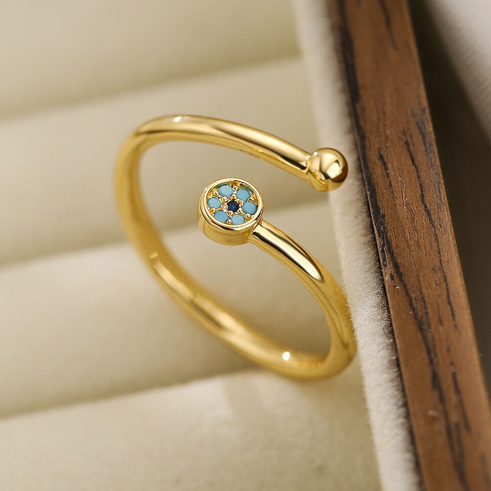 New Fashion Clear Shiny CZ Zircon Cross Evil