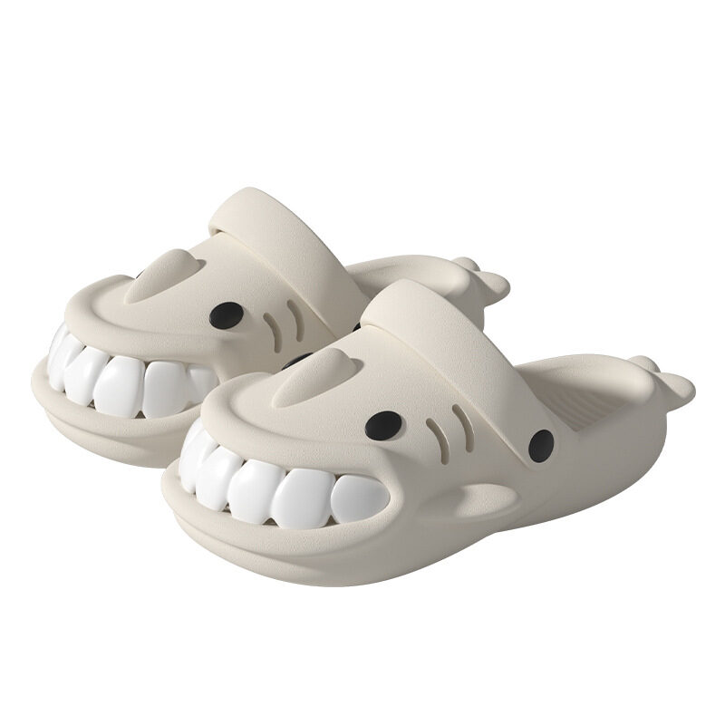 New Cute Funny Shark Slippers Summer Outerdoor Garden