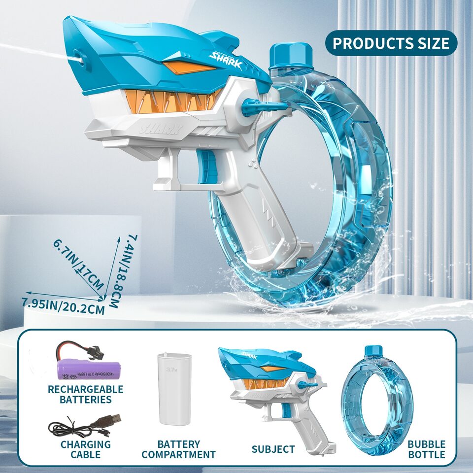 New Shark Electric Water Gun Toys Fully Automatic