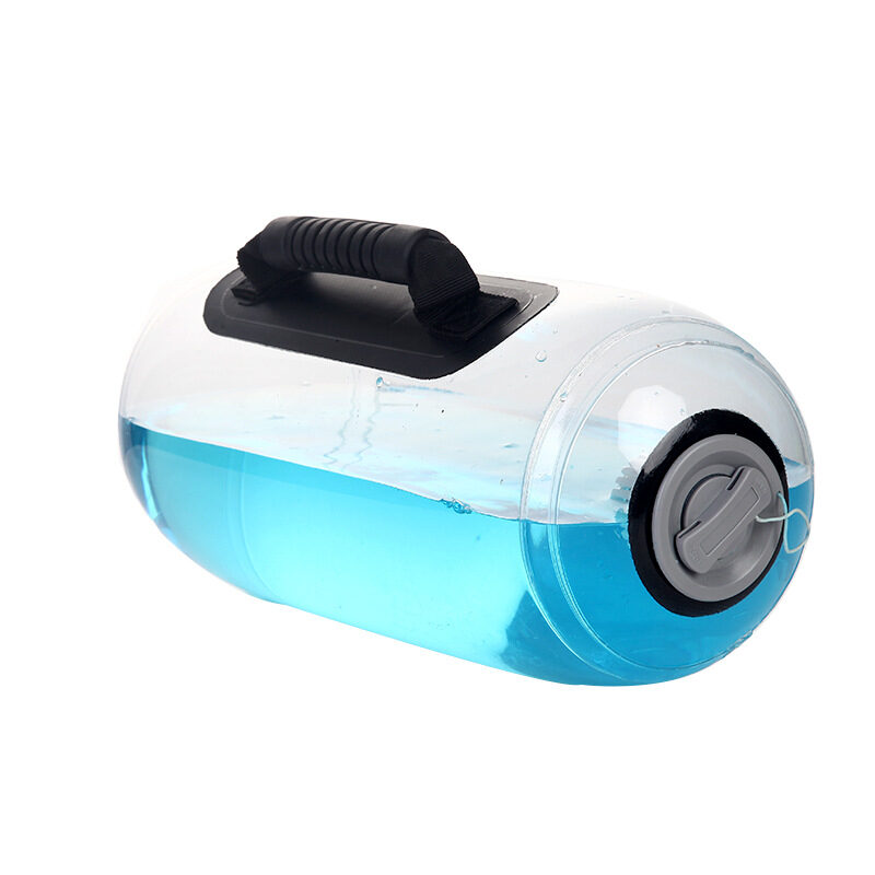 Transparent Cylindrical Weight-bearing Fitness Water Dumbbell Exercise Training