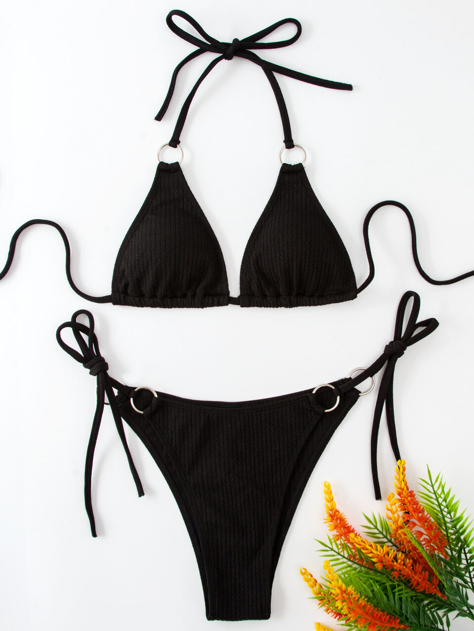 Sexy Bikini Set Summer Side Tie Thong Bandage