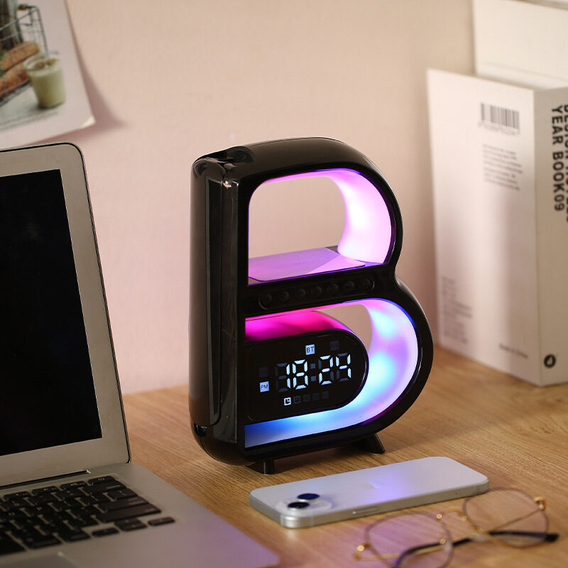 New B-Shaped Blutooth Speaker Multifunctional Smart Music Rhythm