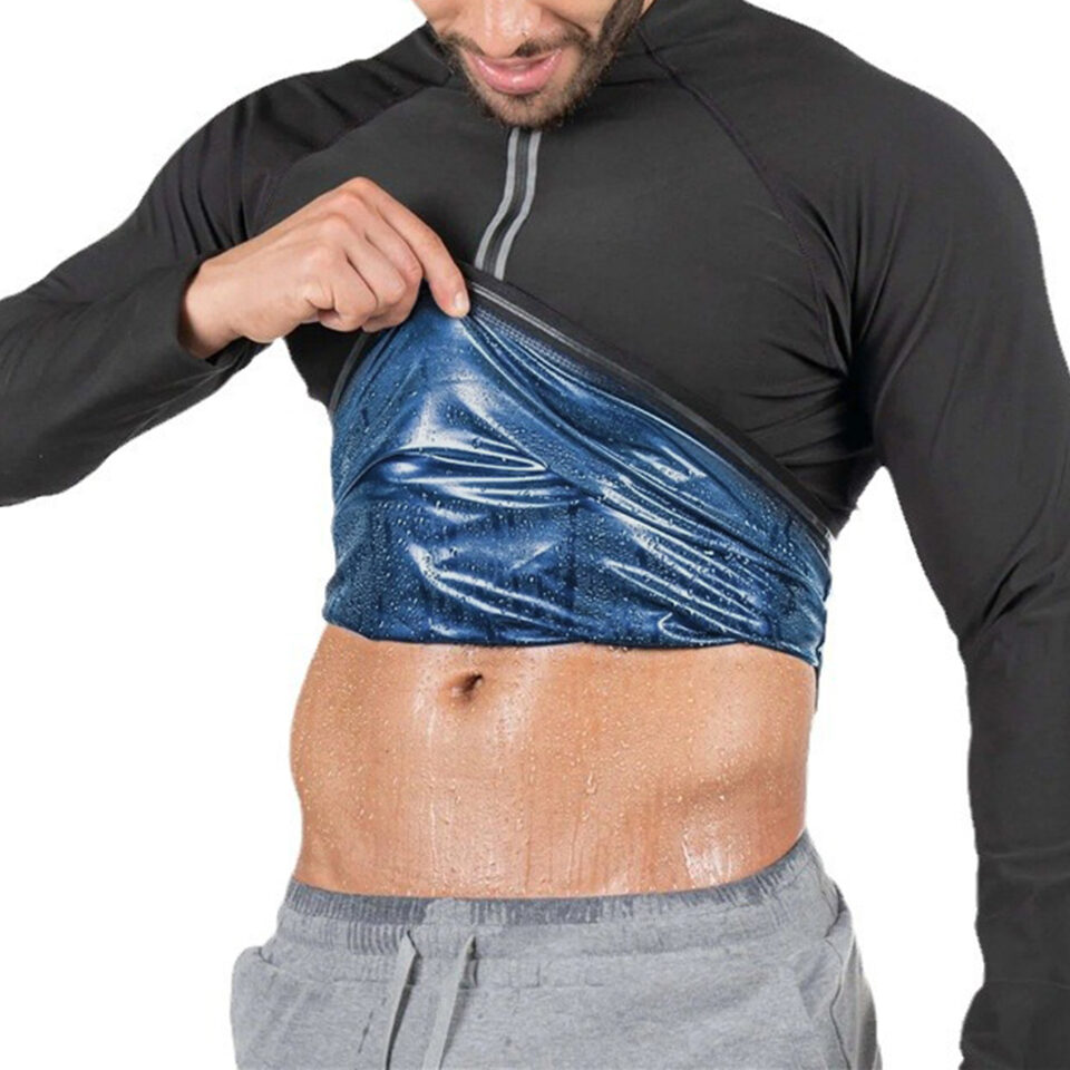 Men's Zip Vest Long Sleeve Short