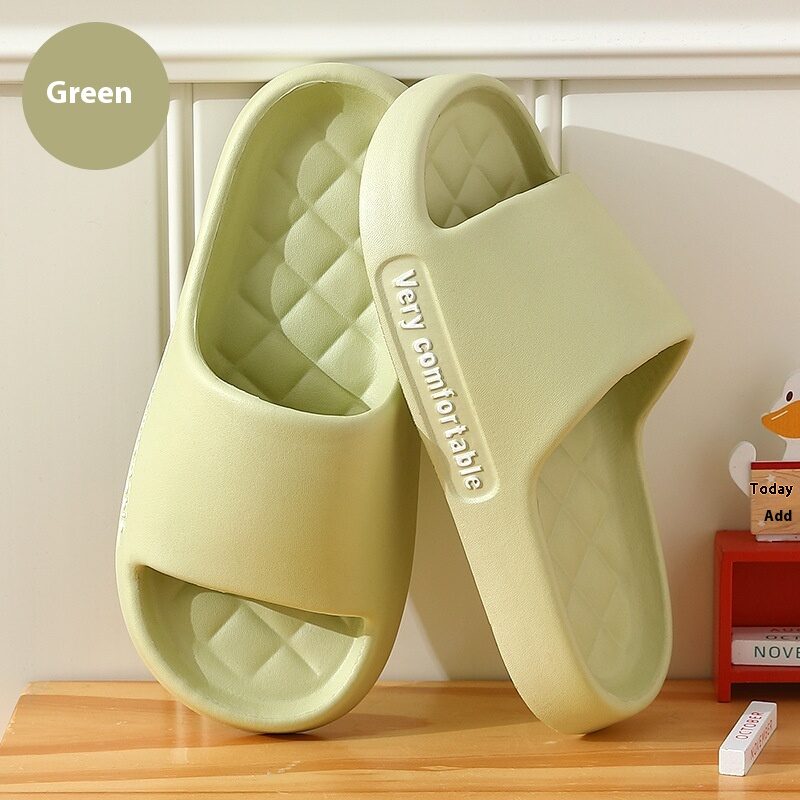 Summer Rhombus Slipper Indoor House Shoes For Men