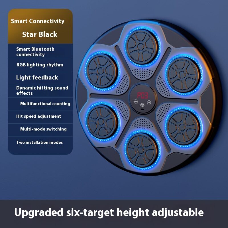 Music Boxing Machine Household With RGB Light Bluetooth-compatible