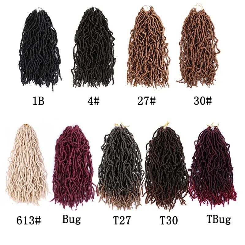 Earthworm Crochet Chemical Fiber Wig NuLocs Braiding Hair