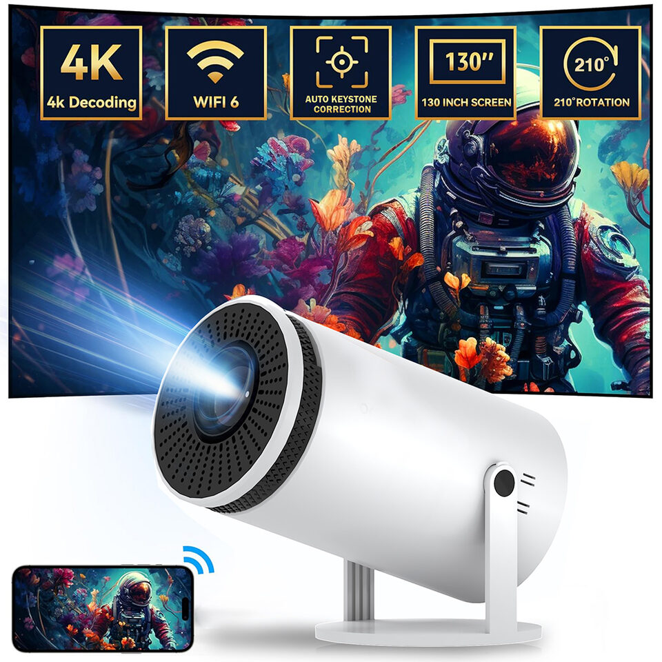 Home HD Projector Bluetooth Portable Mini 4K Phone